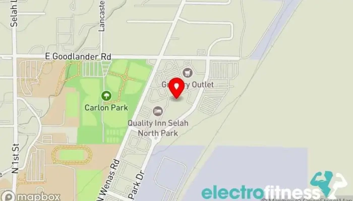map of Selah Gymkids Gymnastics center, Day care center, Nursery school in Selah