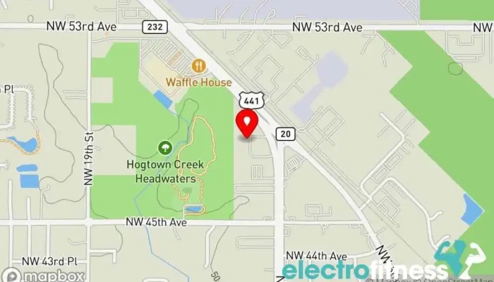 map of Senkai Strength Gym in Gainesville