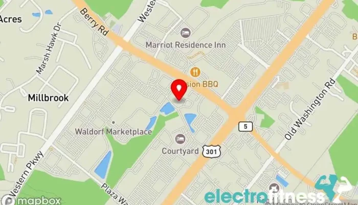 map of Shabach Yoga Studio Yoga studio in Waldorf
