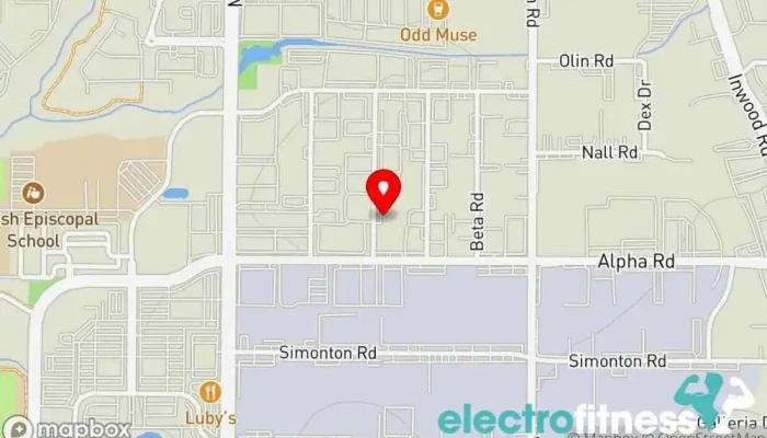 map of Smarter Fitness Gym Gym in Farmers Branch