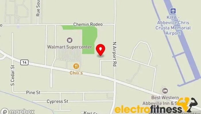 map of Snap Fitness Abbeville Gym in Abbeville