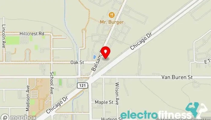 map of Snap Fitness Hudsonville Gym in Hudsonville