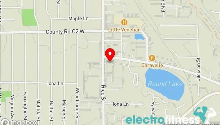 map of Snap Fitness Little Canada Gym in St Paul