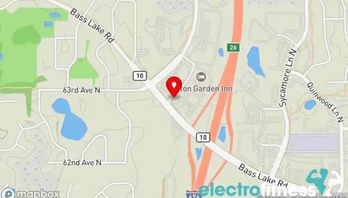 map of Snap Fitness Maple Grove South Gym in Maple Grove