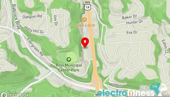 map of Snap Fitness Pittsburgh (McKnight Rd) Gym in Pittsburgh