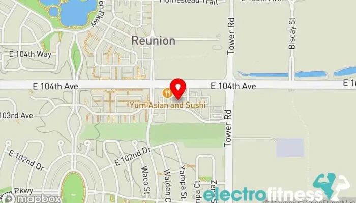 map of Snap Fitness Reunion Gym in Commerce City