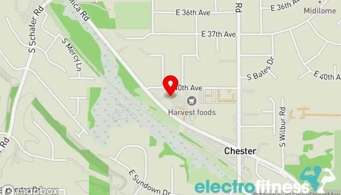 map of Snap Fitness Spokane Valley (Ponderosa Village) Gym in Spokane Valley
