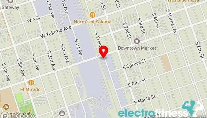 map of So What Athletics Personal trainer in Yakima