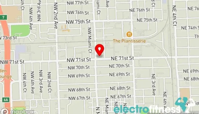 map of Sol Box Fitness Club Boxing club, Gym, Physical fitness program in Miami