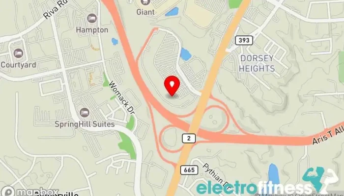 map of [solidcore] Annapolis Pilates studio, Fitness center, Gym, Personal trainer, Physical fitness program in Annapolis