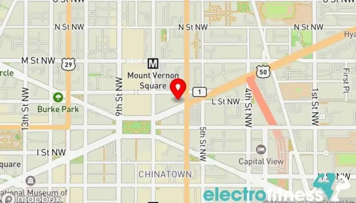 map of [solidcore] Pilates studio, Fitness center, Gym, Personal trainer, Physical fitness program in Washington
