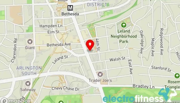 map of [solidcore] Pilates studio, Fitness center, Gym, Personal trainer, Physical fitness program in Bethesda