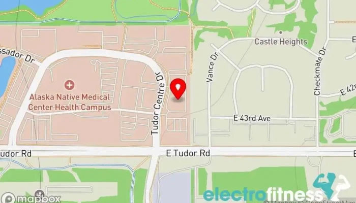 map of Southcentral Foundation Physical therapy clinic, Chiropractor, Gym, Health consultant, Nutritionist in Anchorage