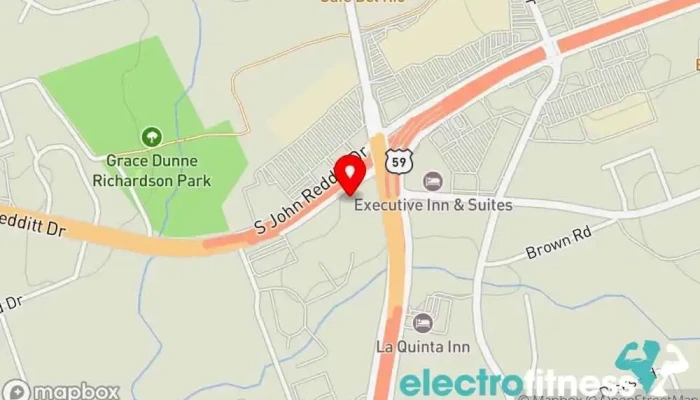 map of Sr. Master Olford's ATA Martial Arts Martial arts school in Lufkin