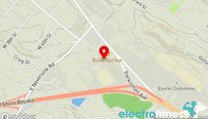 map of Stay Fit Stay You Gym in Reading