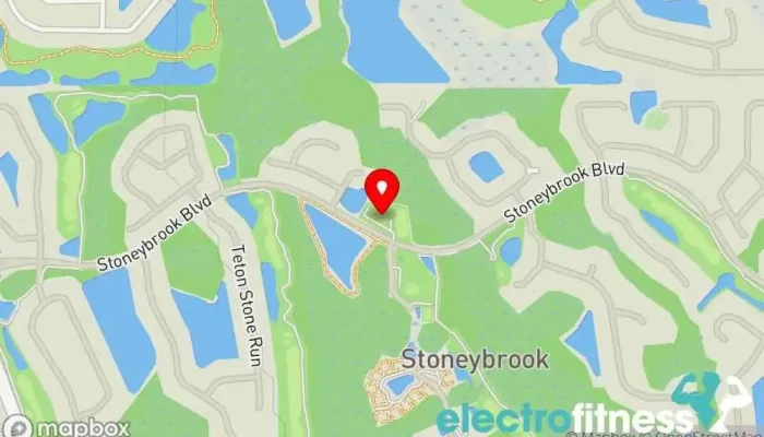 map of Stoneybrook East Fitness Center Fitness center, Gym, Swimming pool, Tennis court in Orlando