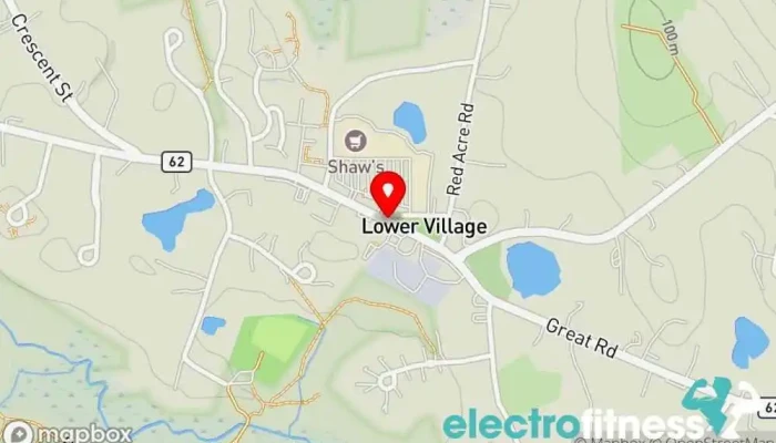 map of Stow Fitness Center Gym, Chiropractor, Fitness center, Personal trainer, Physical fitness program, Sauna, Weight loss service in Stow
