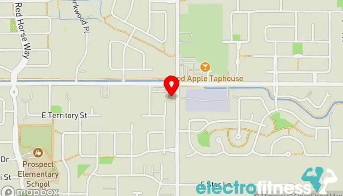 map of STRIVE FITNESS for Women Gym in Meridian