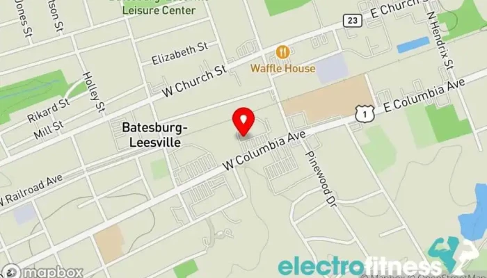 map of StrongBody Fitness Gym, Fitness center, Personal trainer in Batesburg-Leesville