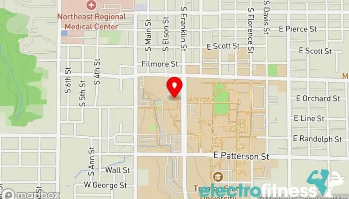 map of Student Recreation Center Recreation center in Kirksville
