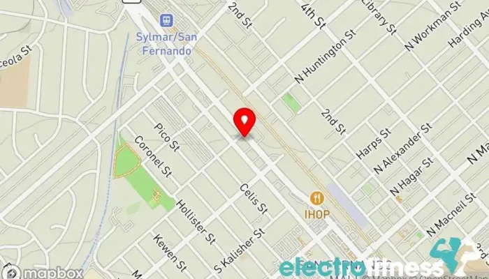 map of Studio 44 Fitness Gym, Nutritionist, Personal trainer in San Fernando