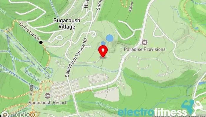 map of Sugarbush Health & Recreation Center (SHaRC) Fitness center in Warren