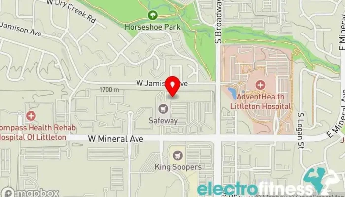 map of Sumits Yoga Littleton Yoga studio in Littleton