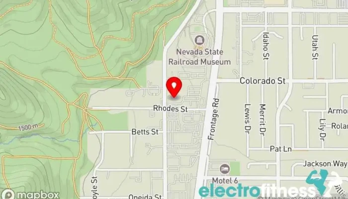 map of Sun Mountain Yoga Yoga studio in Carson City