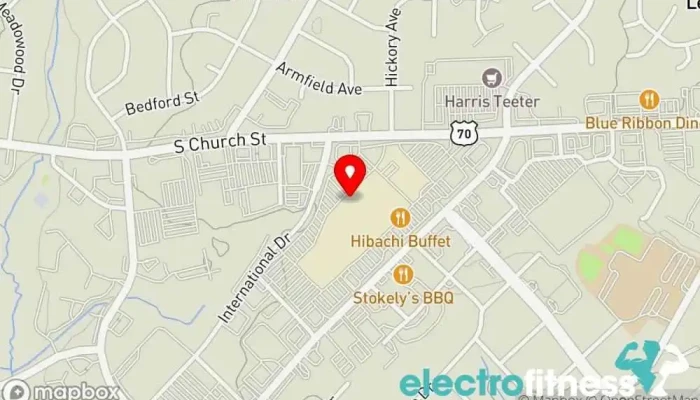 map of Superfitness Gym, Fitness center in Burlington