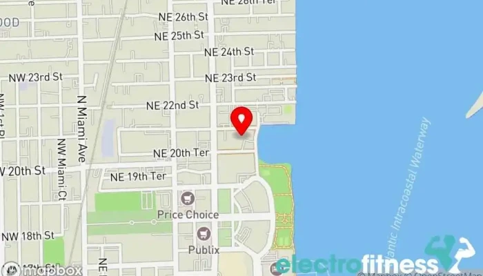 map of Sweat Equity Fitness of Miami Personal trainer, Fitness center, Gym, Physical fitness program, Weight loss service, Women's personal trainer in Miami