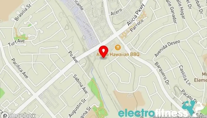 map of Sweat House OC Physical fitness program, Boot camp, Gym, Personal trainer, Pilates studio, Women's personal trainer in Mission Viejo