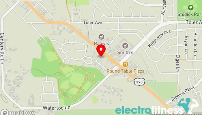 map of Swing 395, LLC Indoor golf course, Golf club, Golf driving range, Golf instructor, Public golf course in Gardnerville