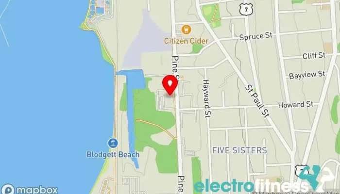map of Take Good Care Fitness Personal trainer in Burlington