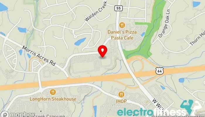 map of Team Attraction Gymnastics Gymnastics center, Gymnastics club in Apex