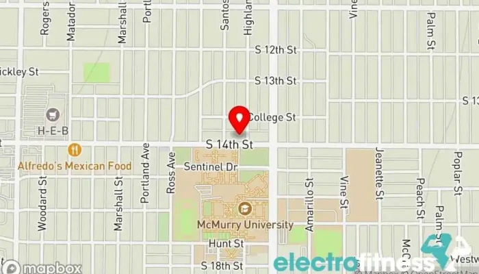 map of Team Chip Martial Arts Abilene Martial arts school, Karate school, Martial arts supply store, Physical fitness program in Abilene