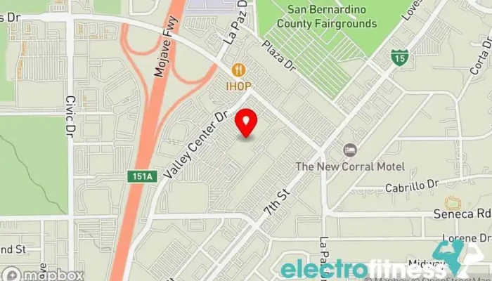 map of TG THE GYM Fitness center, Gym in Victorville