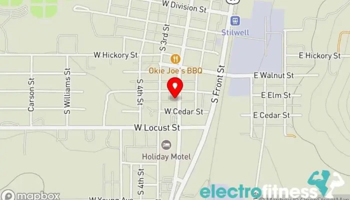 map of The 55 Performance Factory Physical therapy clinic, Gym, Health consultant, Physical fitness program, Physical therapist in Stilwell