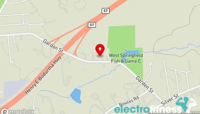 map of The Barracks Gym Boxing gym in Agawam