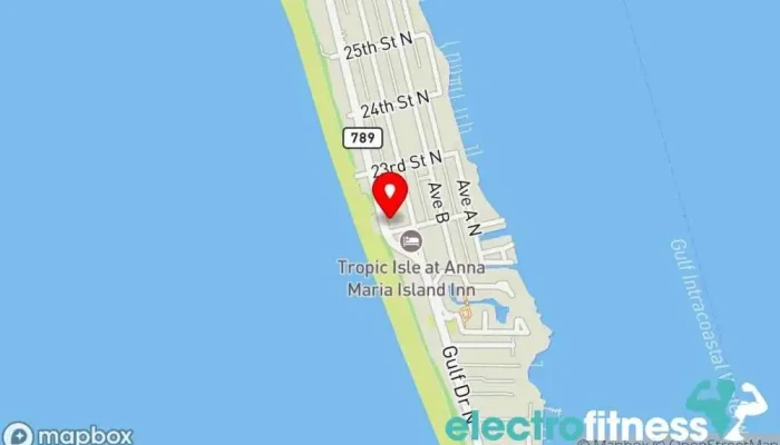 map of The Beach Club at Anna Maria by RVA Resort hotel in Bradenton Beach