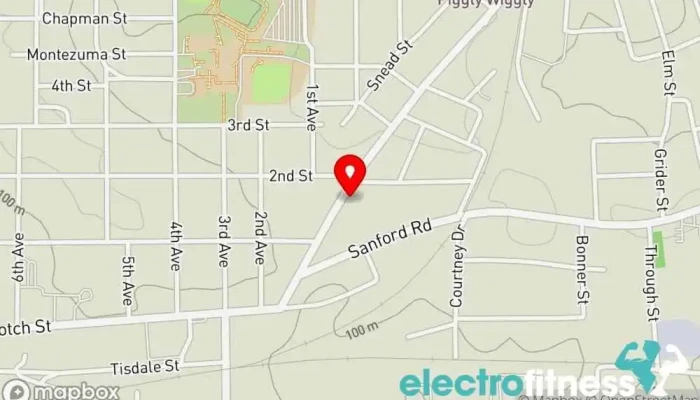 map of The Beas Knees Yoga Studio Yoga studio in Andalusia