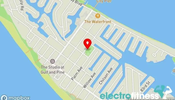 map of The Center of Anna Maria Island Community center in Anna Maria