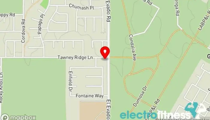 map of The Chosen Elite Dance & Fitness Fitness center in Victorville