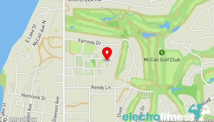 map of The Club McCall Club, Fitness center in McCall