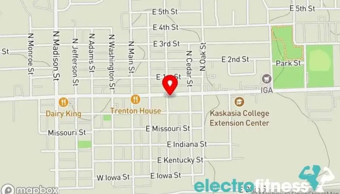 map of The Corner Gym Gym in Trenton
