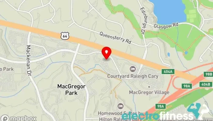 map of The Exercise Coach - Apex Personal trainer, Fitness center, Gym in Cary