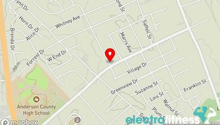 map of The Fit Factory Unleashed Gym in Lawrenceburg