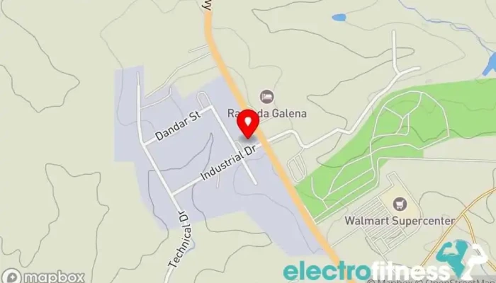 map of The Fitness Foundry, LLC Gym in Galena