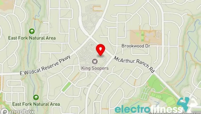 map of The Fitness LAB Physical therapy clinic, Gym, Personal trainer, Physical fitness program, Physical therapist, Sports medicine clinic in Highlands Ranch