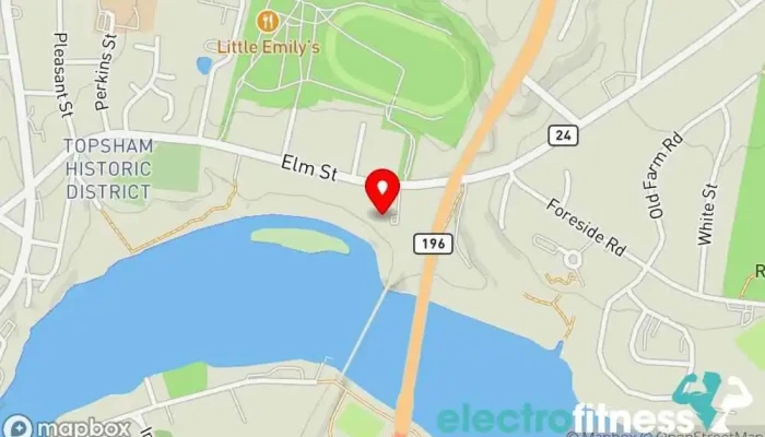 map of The Fitness Spot Gym in Topsham