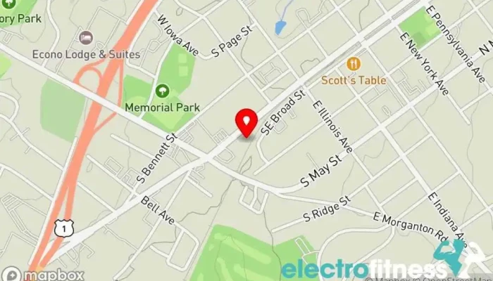 map of The Fitness Studio Inc. Gym in Southern Pines